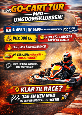 Go-cart tur  - Klik for at tilmelde dig