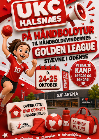 🤾‍♀️ HÅNDBOLDTUR MED UKC HALSNÆS 🔥 - Klik for at tilmelde dig