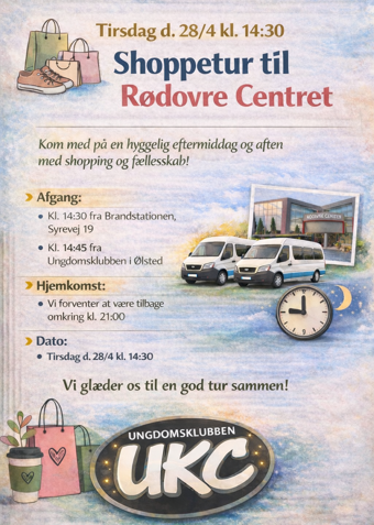 Shoppingtur - Klik for at tilmelde dig