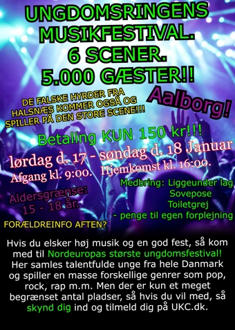 Musikfestival - Klik for at tilmelde dig